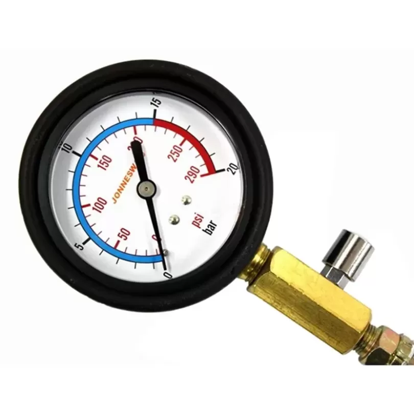 Gasoline engine pressure testing tool