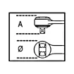 1/2” drive reversible ratchet, 72 teeth
