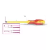 Foam tray for electrotechnical maintenance, insulated tools, 1000V