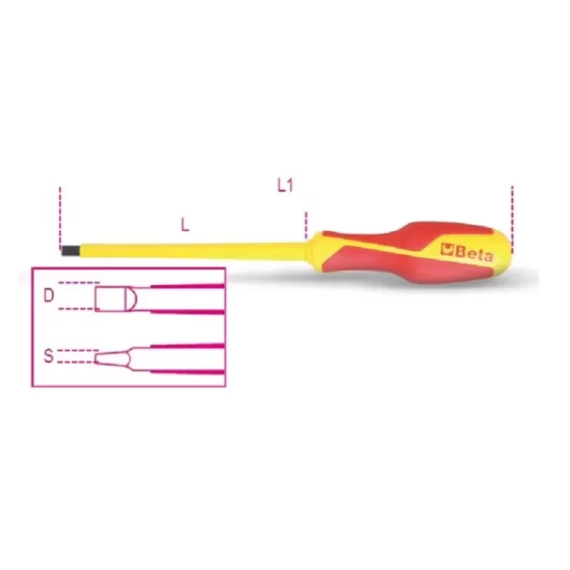 Foam tray for electrotechnical maintenance, insulated tools, 1000V