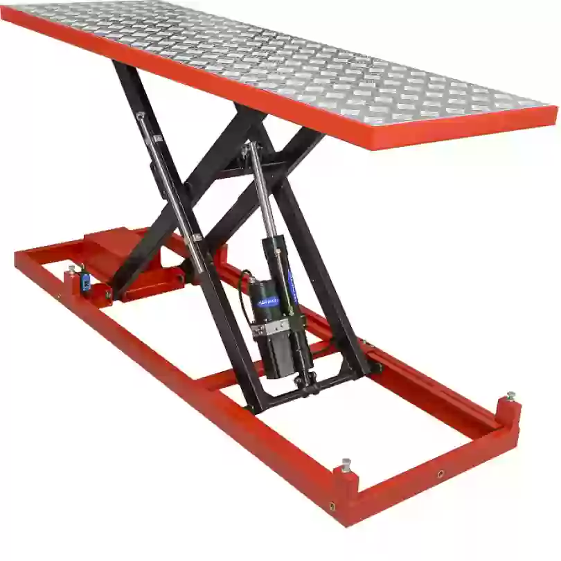 Bàn nâng xe máy điện -  thủy lực loại lắp chìm