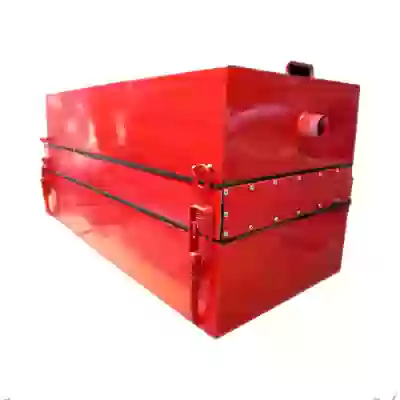 Exhaust air filter tank