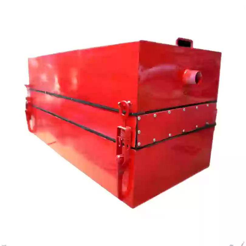Exhaust air filter tank