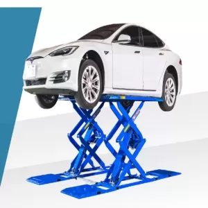 Thin type synchronous scissor lift
