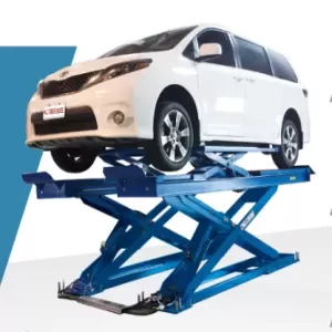 Scissor lift check wheel angle