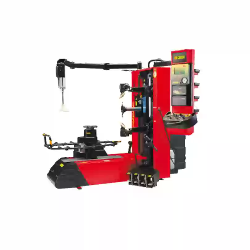 MASTER CODE - TYRE CHANGER with wheel lifter and bead pressing tool, lubrification system, camera, Inflatron, TPMS, tread depth and temperature probe