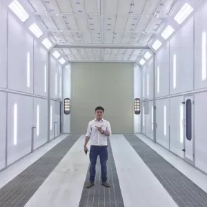 Phòng sơn nhanh xe tải & xe Bus đồng bộ chất lượng cao Dập bụi bằng màng nước